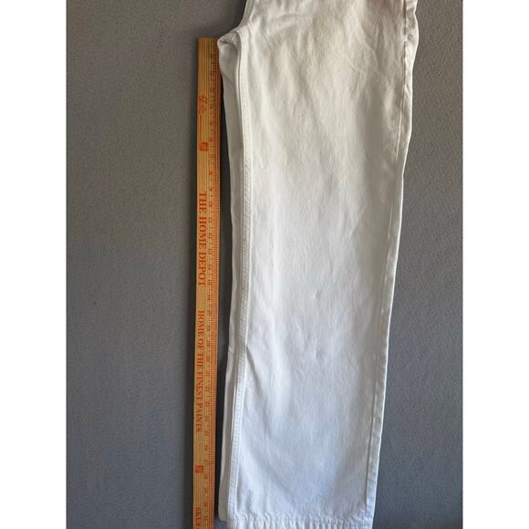 Grey lab women white wide leg jeans/high waisted - Picture 10 of 11